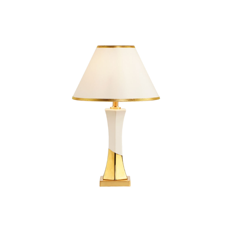 Ivory Column Duotone Table Lamp
